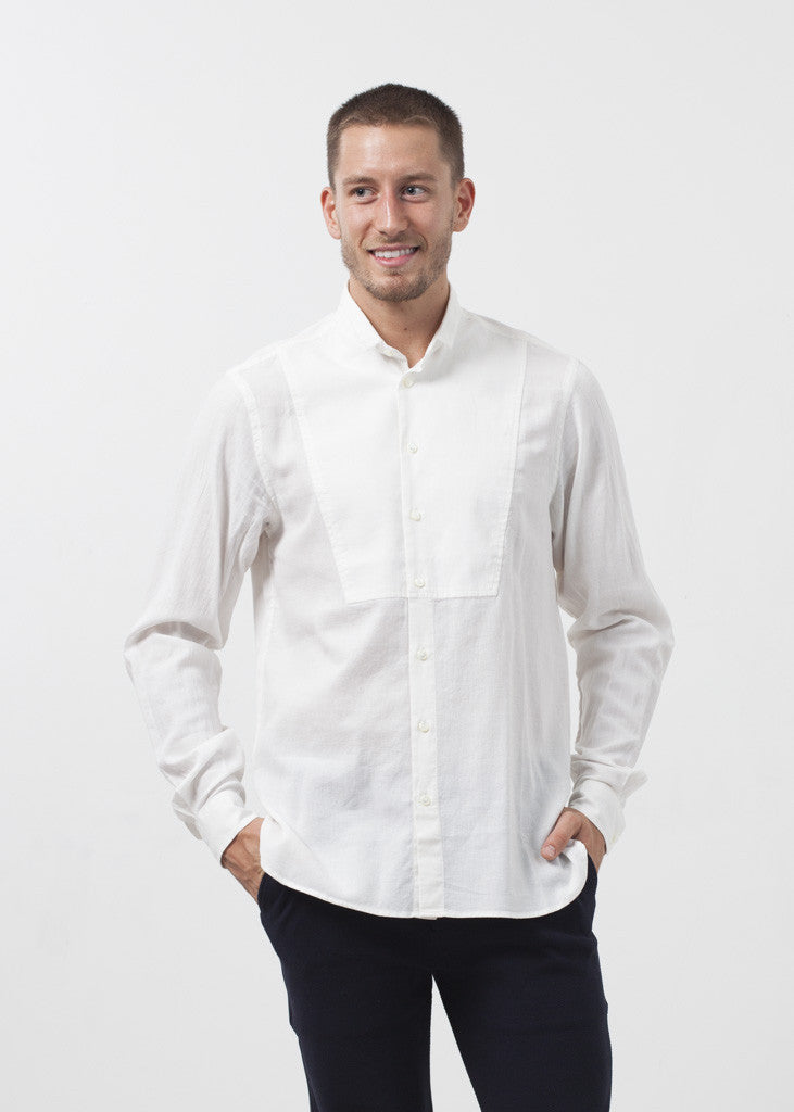 Casual top tuxedo shirt